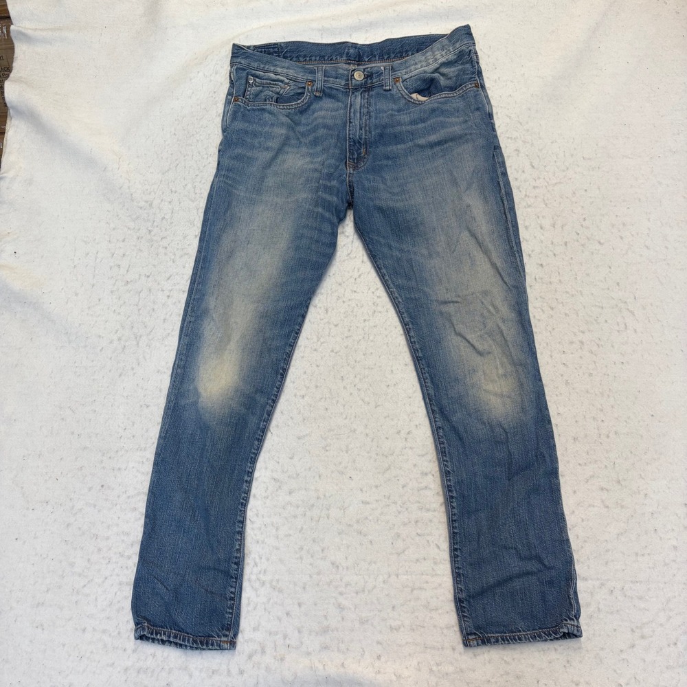 Ralph Lauren Boyfriend Jeans Womens 28 Blue Denim Faded Casual Straight Leg